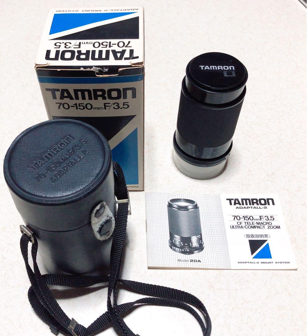 その他 TAMRON 70-150mm F/3.5 CF TELE-MACRO ZOOM タムロン「TAMRON ZOOM 70-150mm f3.5 (QZ-150M)」分解・清掃・作例