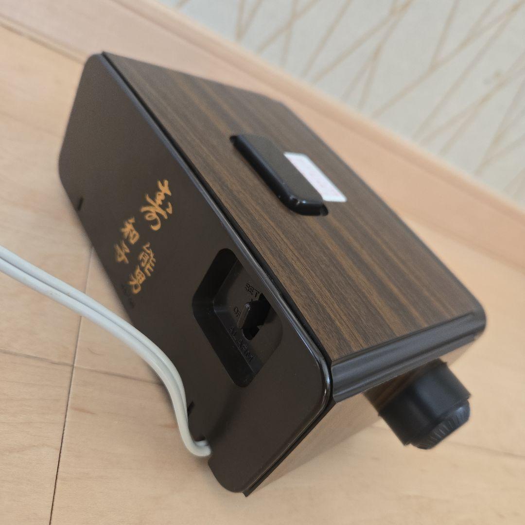 70's \"SANKYO\" デジタル パタパタ時計 スペースエイジ 黒茶