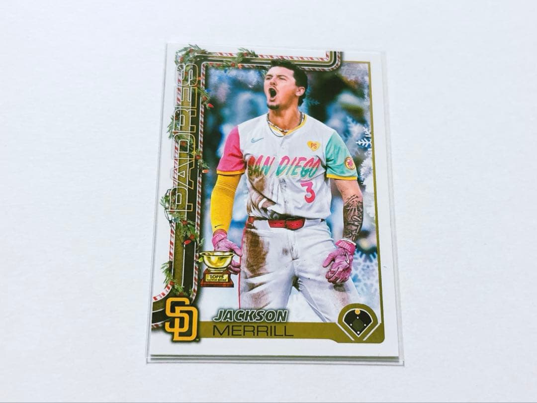 ジャクソン・メリル topps HOLIDAY 2025 ベースカード - メルカリ