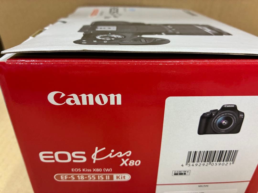 新品】Canon EOS Kiss X80 レンズキット 箱ダメージあり - メルカリ