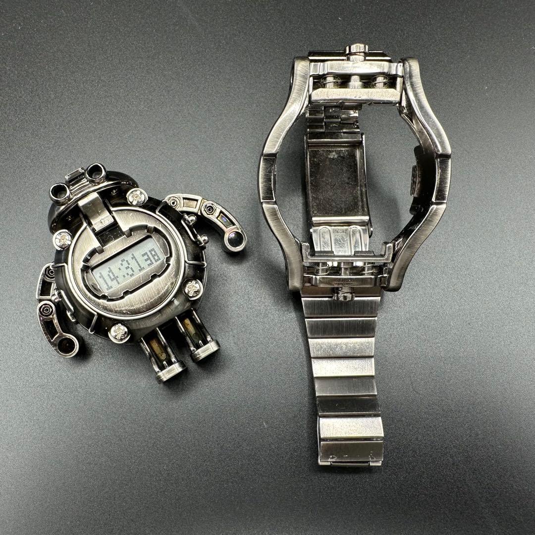 美品】トキマ（TOKIMA） スチームヘッド 腕時計 変形ロボ シルバー