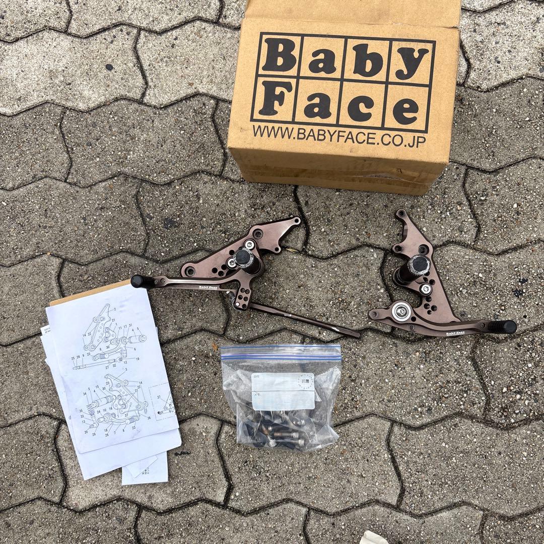 CB400SF Baby Face バックステップアルミ製 babyface（ベビーフェイス） バックステップ カラー：ブラック CB400SF