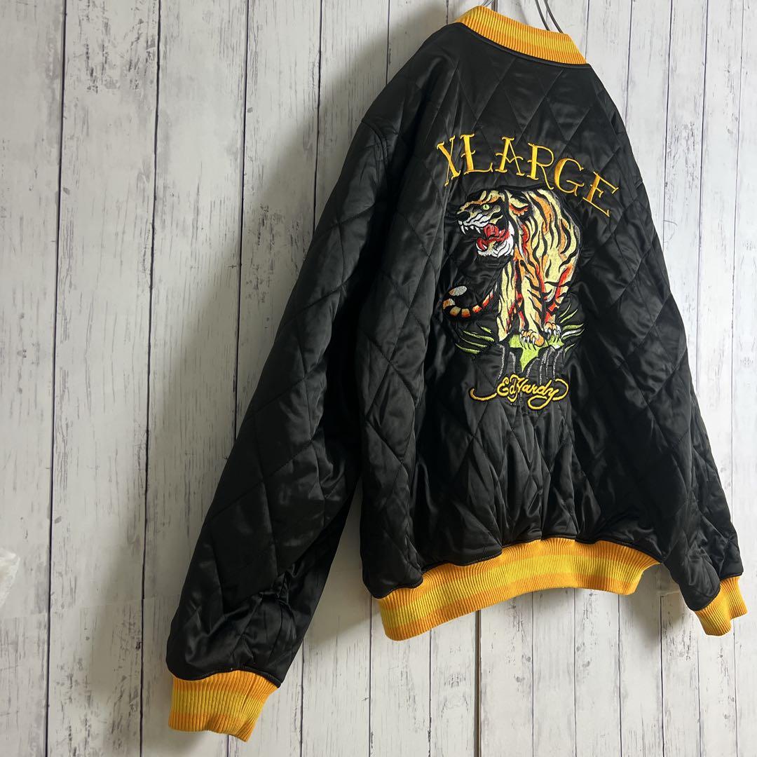 超人気モデルXL】XLARGE×Ed Hardy ☆リバーシブル・スカジャン - メルカリ