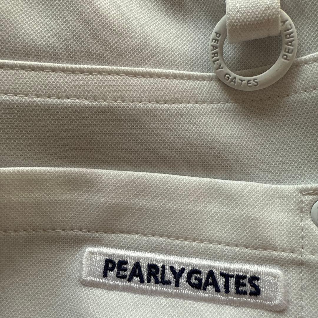 美品 パーリーゲイツ パンツ 白 ホワイト 4 M〜L相当 色褪せ無し