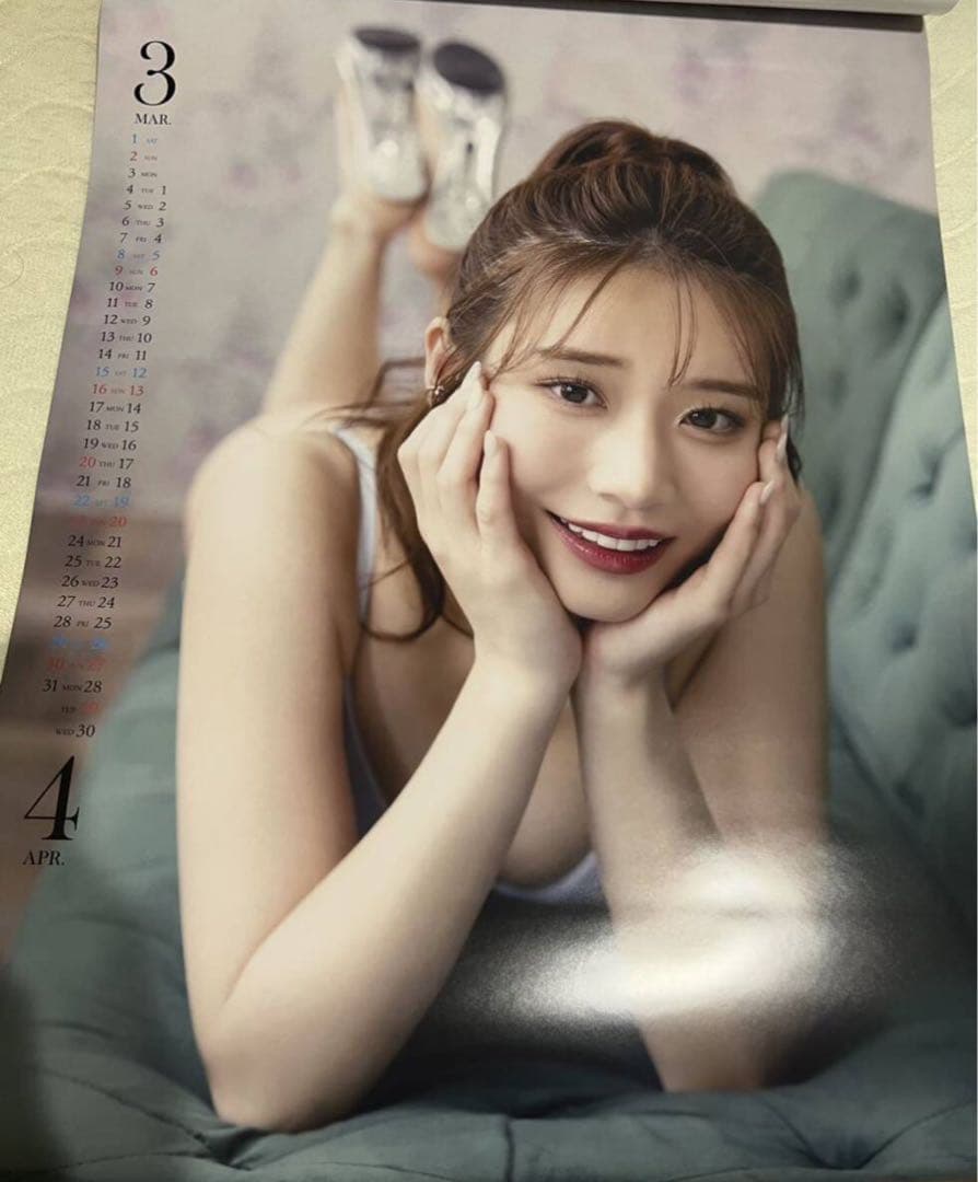 河北彩伽 直筆サイン入り2025年壁掛けカレンダー新品送料込みイベント