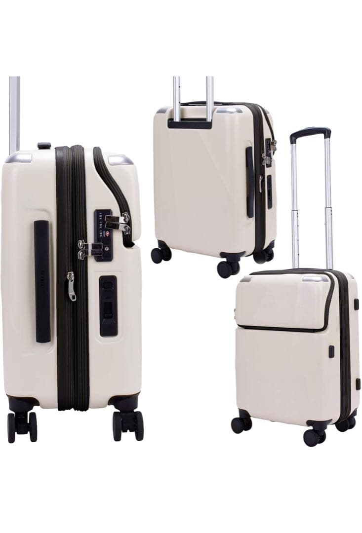 506533 [トラベリスト]スーツケース ジッパーキャリー 機内持ち込み35L