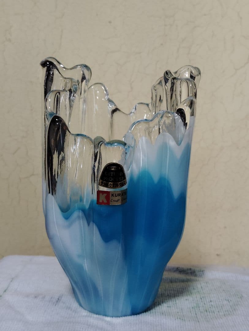 最後値下げ新品未使用KURATAクラタクラフトクラス花瓶フラワーベース