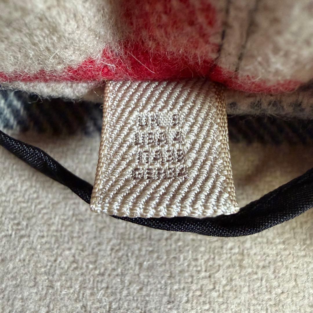 極美品】バーバリーブリット ダッフルコート メガチェック 金ボタン 黒