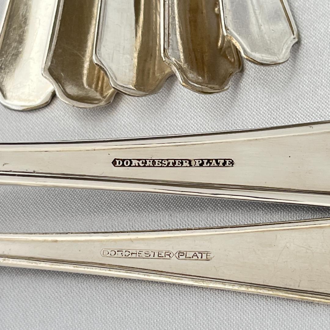 英国】 アールデコのアイスセット スプーン / サーバー Art Deco