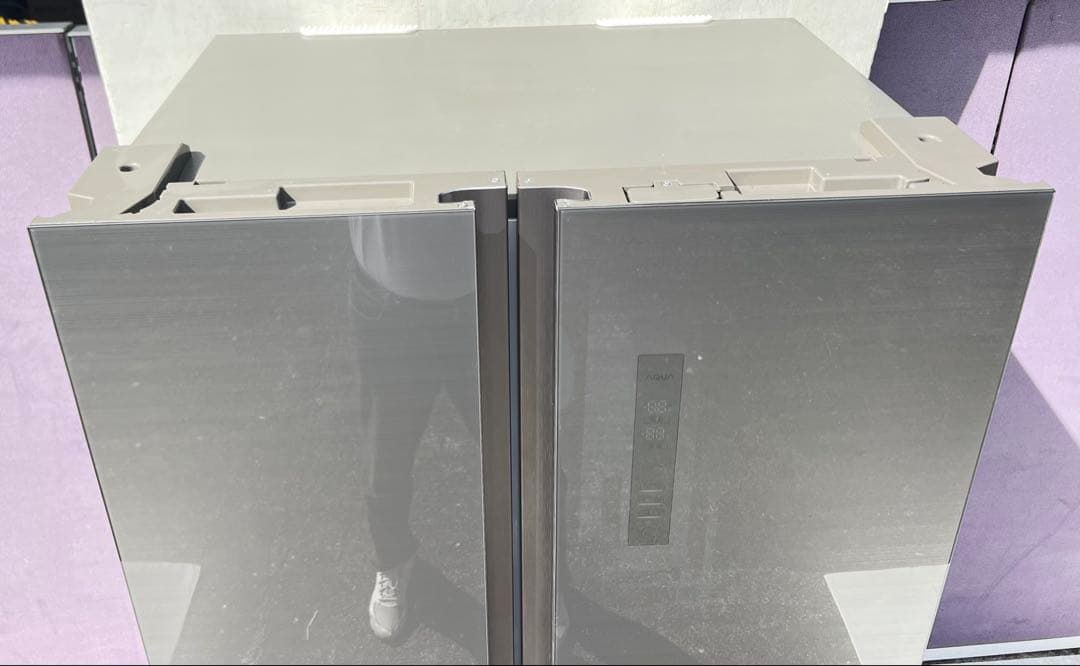 AQUA ノンフロン冷凍冷蔵庫AQR-SBS45H (S) 2019 年最終価格 - メルカリ