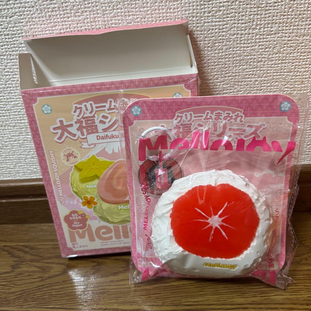 メロジョイ Mellojoy スクイーズ 大福シリーズ グレープフルーツ