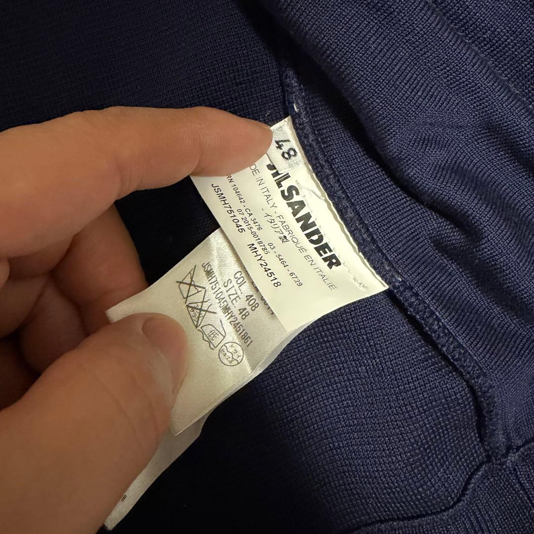 極美品Lサイズ相当 ジルサンダー ボンバージャケット ブルゾン ダブル