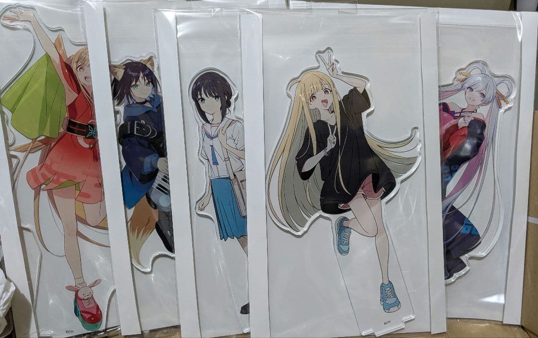 超かぐや姫！ 渋谷TSUTAYA 特大アクリルスタンド 5種セット 新品未開封