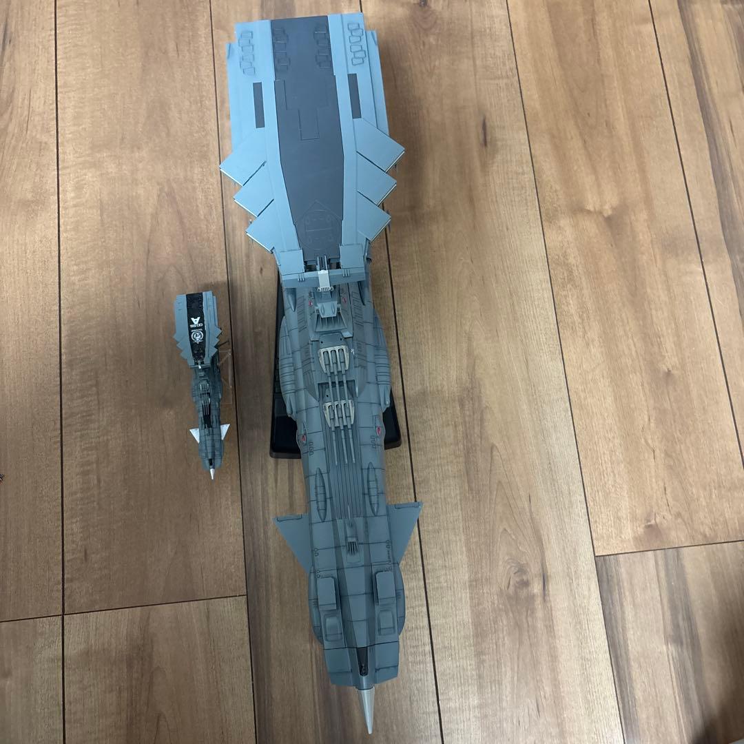 宇宙戦艦ヤマト1000分の1プラモデルアンドロメダ完成品