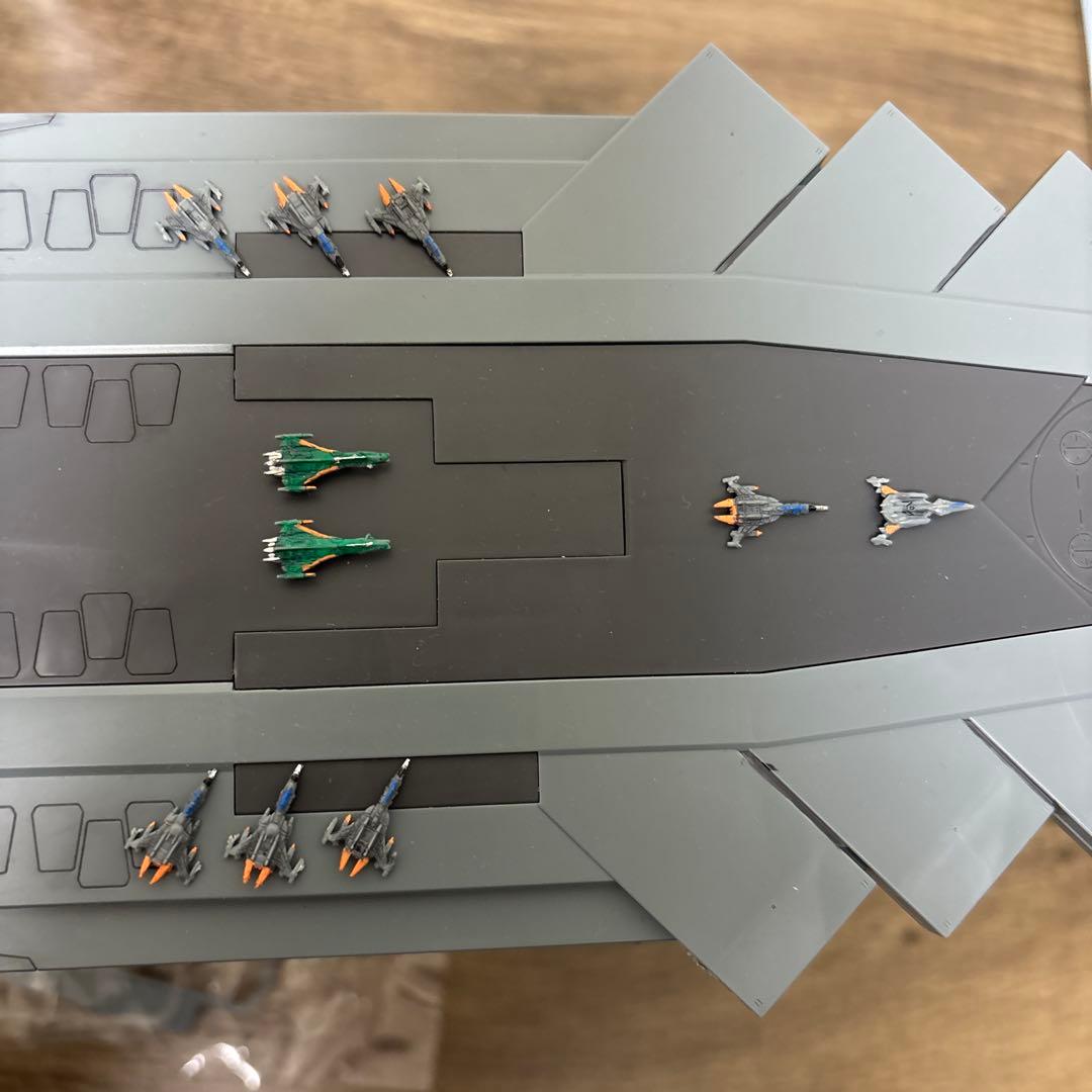 宇宙戦艦ヤマト1000分の1プラモデルアンドロメダ完成品