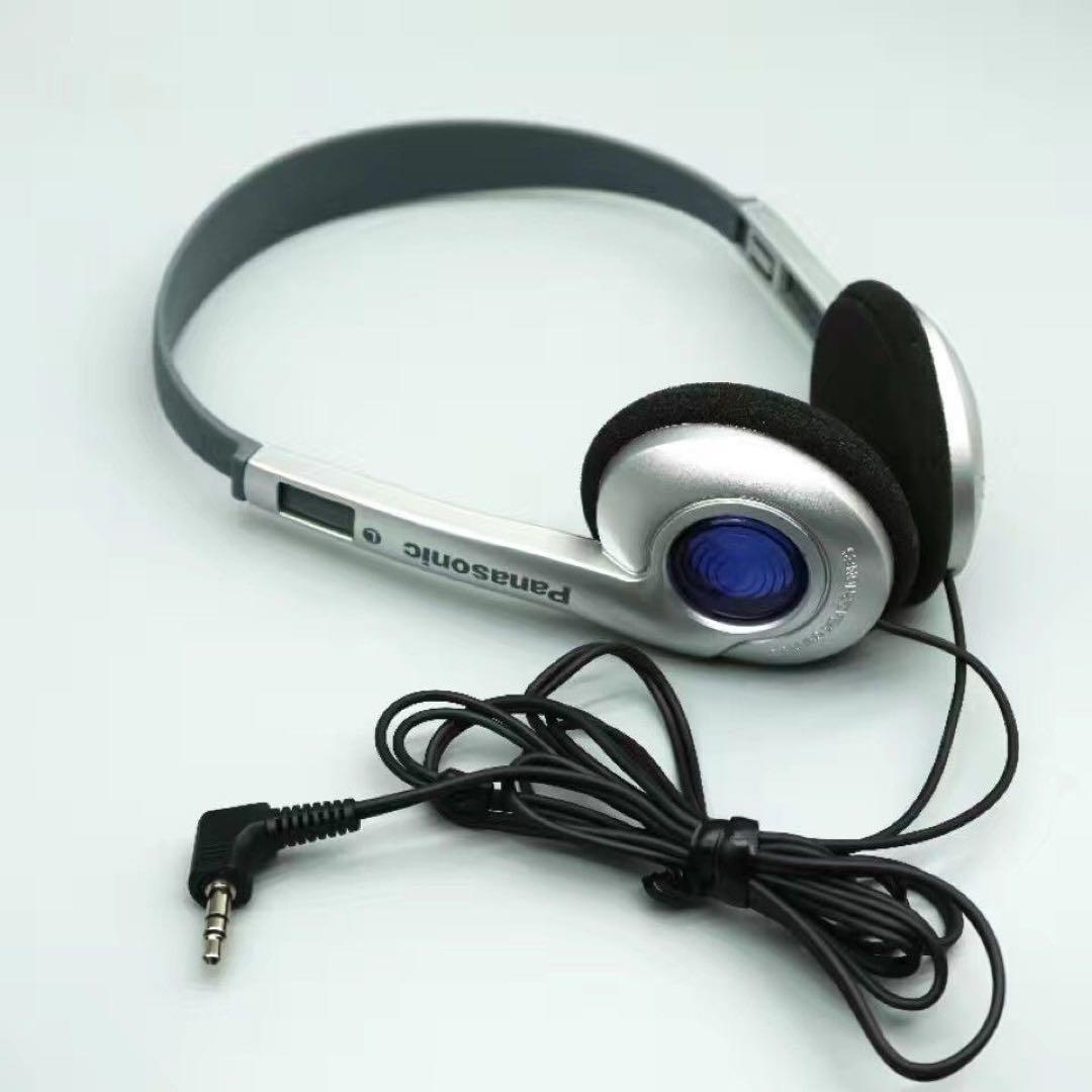 Panasonic パナソニック ヘッドホン 有線 シルバー Y2K レア - メルカリ