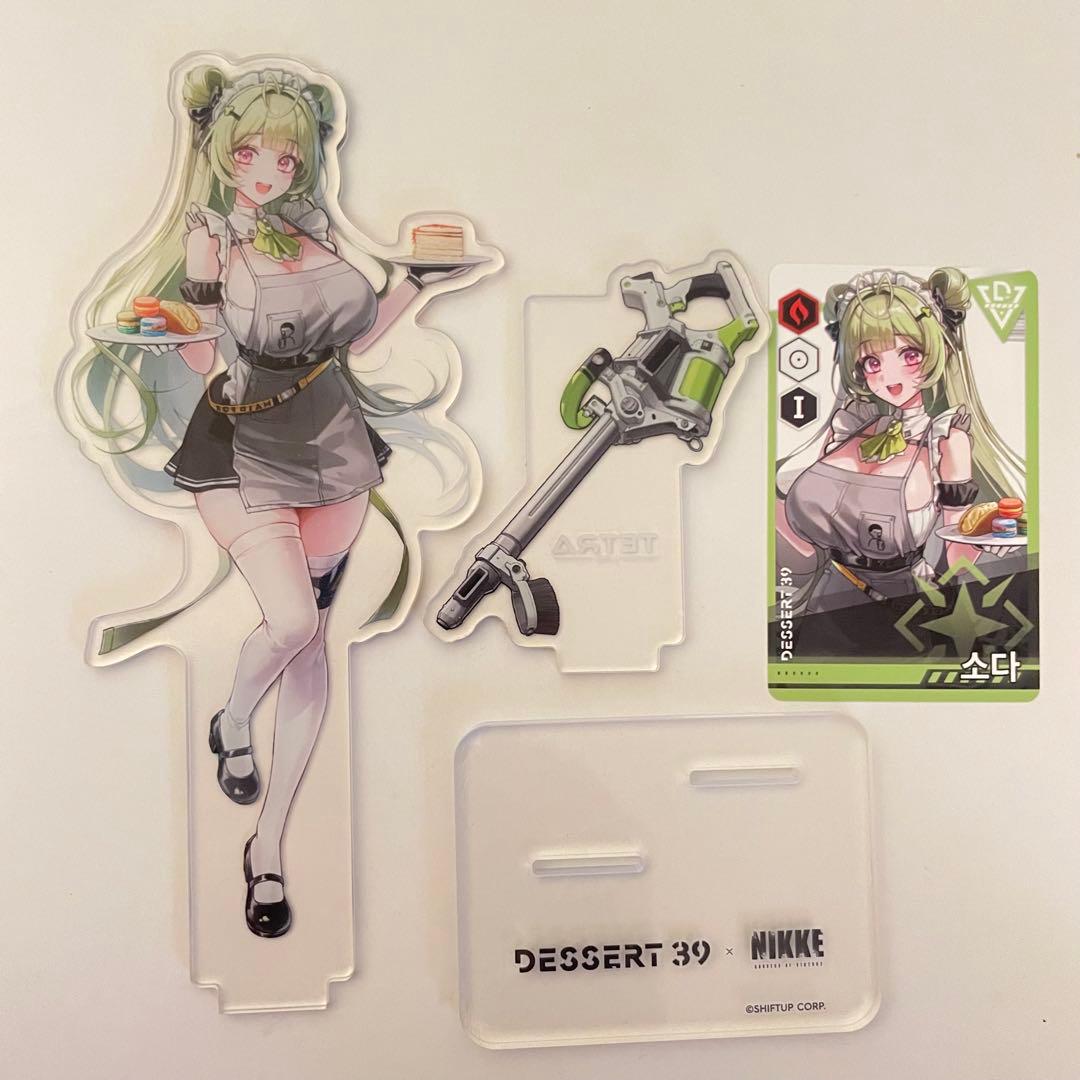 ソーダ NIKKE 勝利の女神 デザート39 アクリルスタンド フォトカード