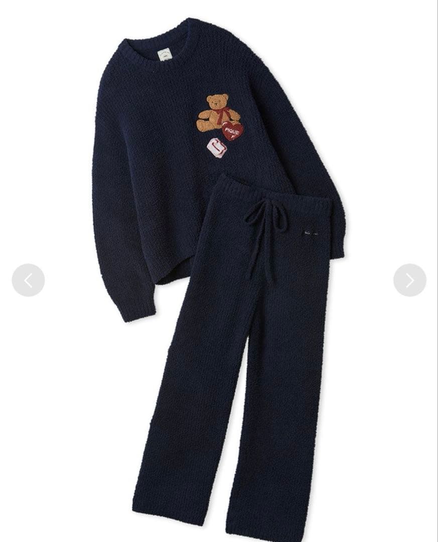 はに　ジェラピケ ジェラートピケ ユニセックス チェリー柄ロングパンツ ジェラピケ