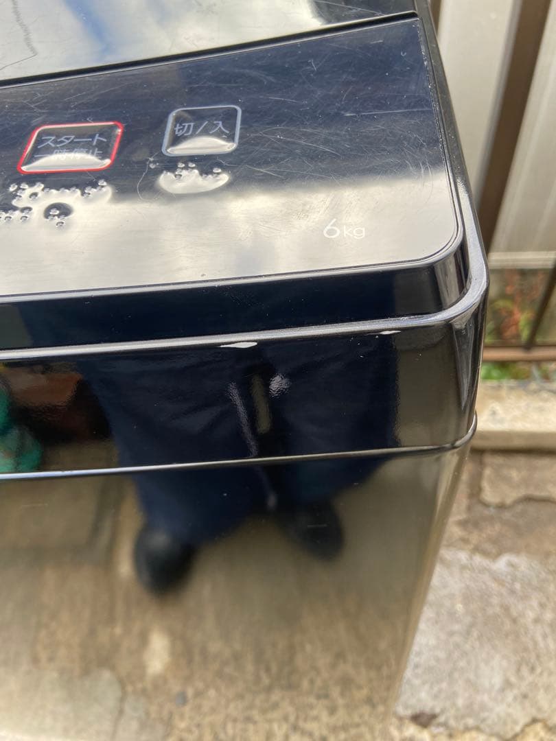 N135 ニトリ 2022年製 全自動洗濯機 6.0kg ブラック