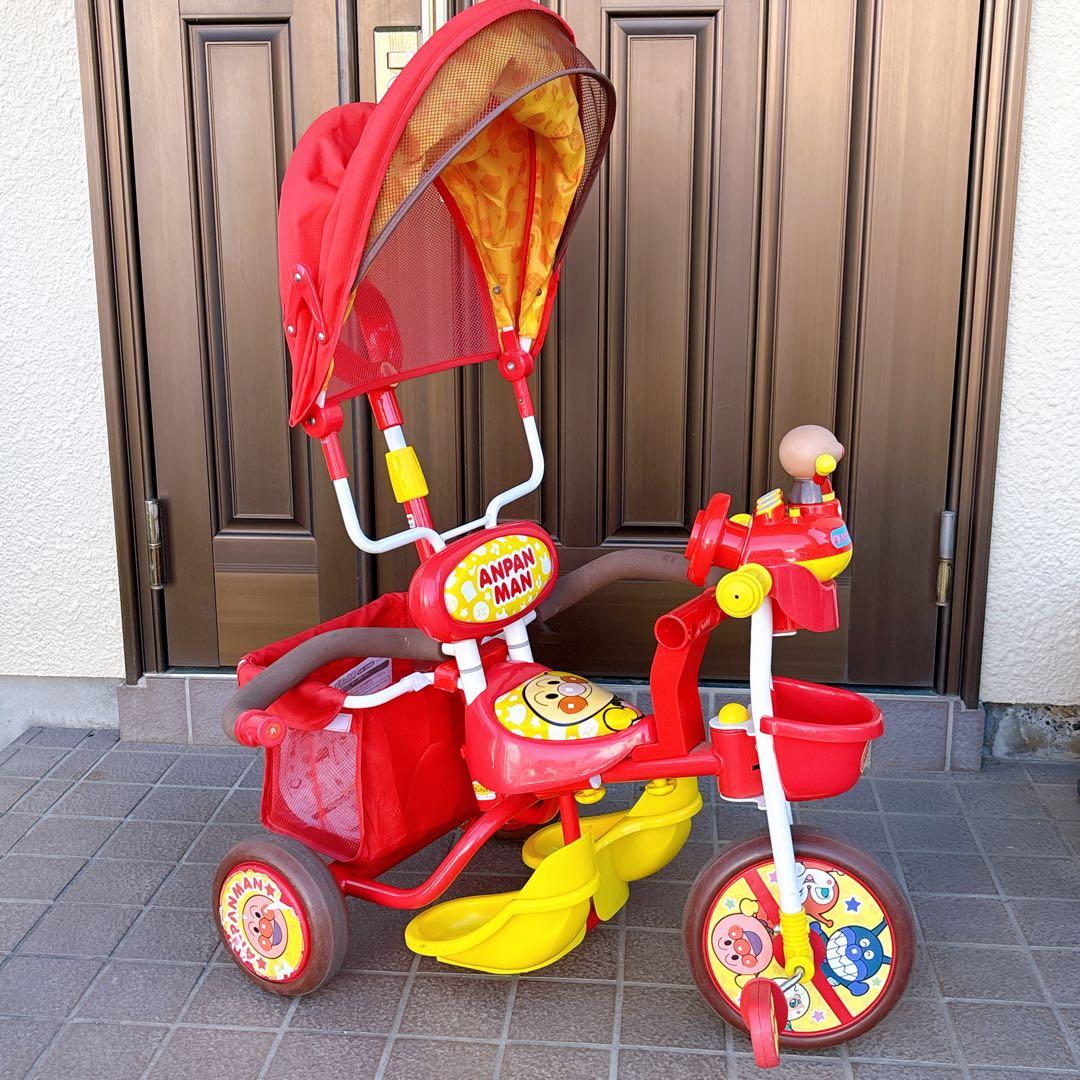 アンパンマン 三輪車 デラックス - メルカリ