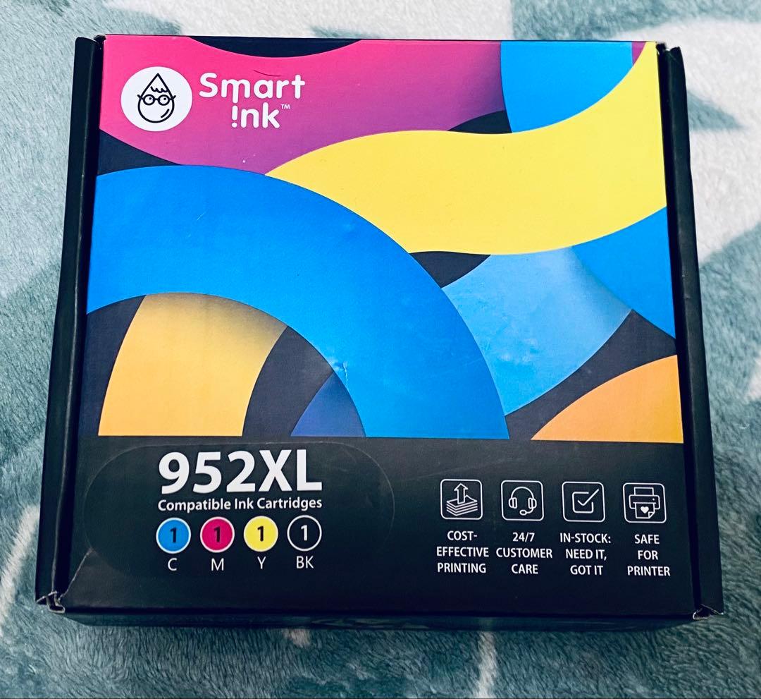 Smart Ink 952XL 互換インクカートリッジ 4色セット Smart Ink Remanufactured Ink Cartridges Replacement for HP 65 XL