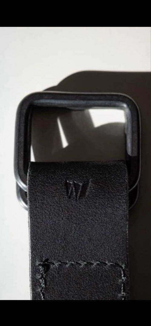 w double belt OVY (smooth leather) ベルト COW LEATHER DOUBLE BELT(FREE SIZE Black): S'YTE｜THE SHOP YOHJI