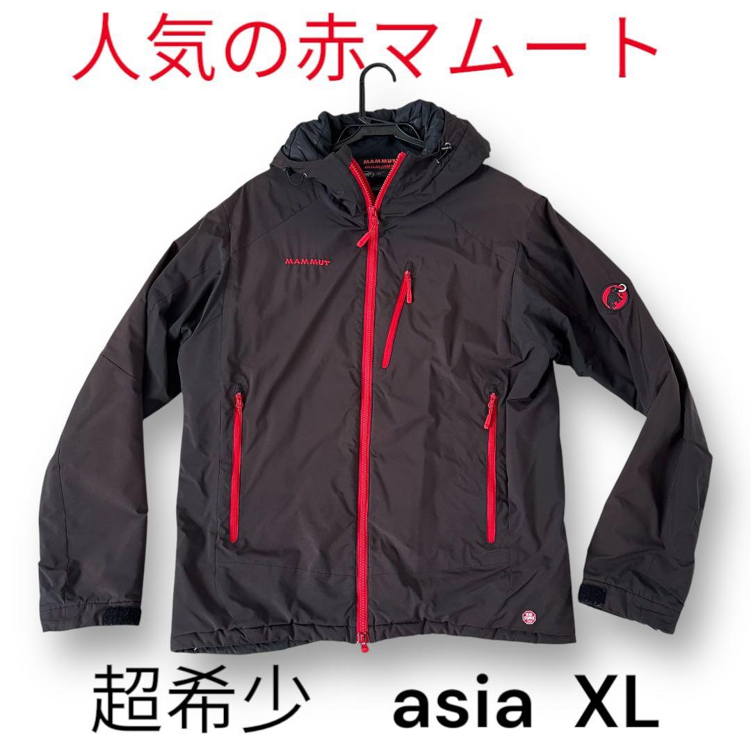 美品！人気の赤マムート！ウィンタートレイルジャケット asia XL