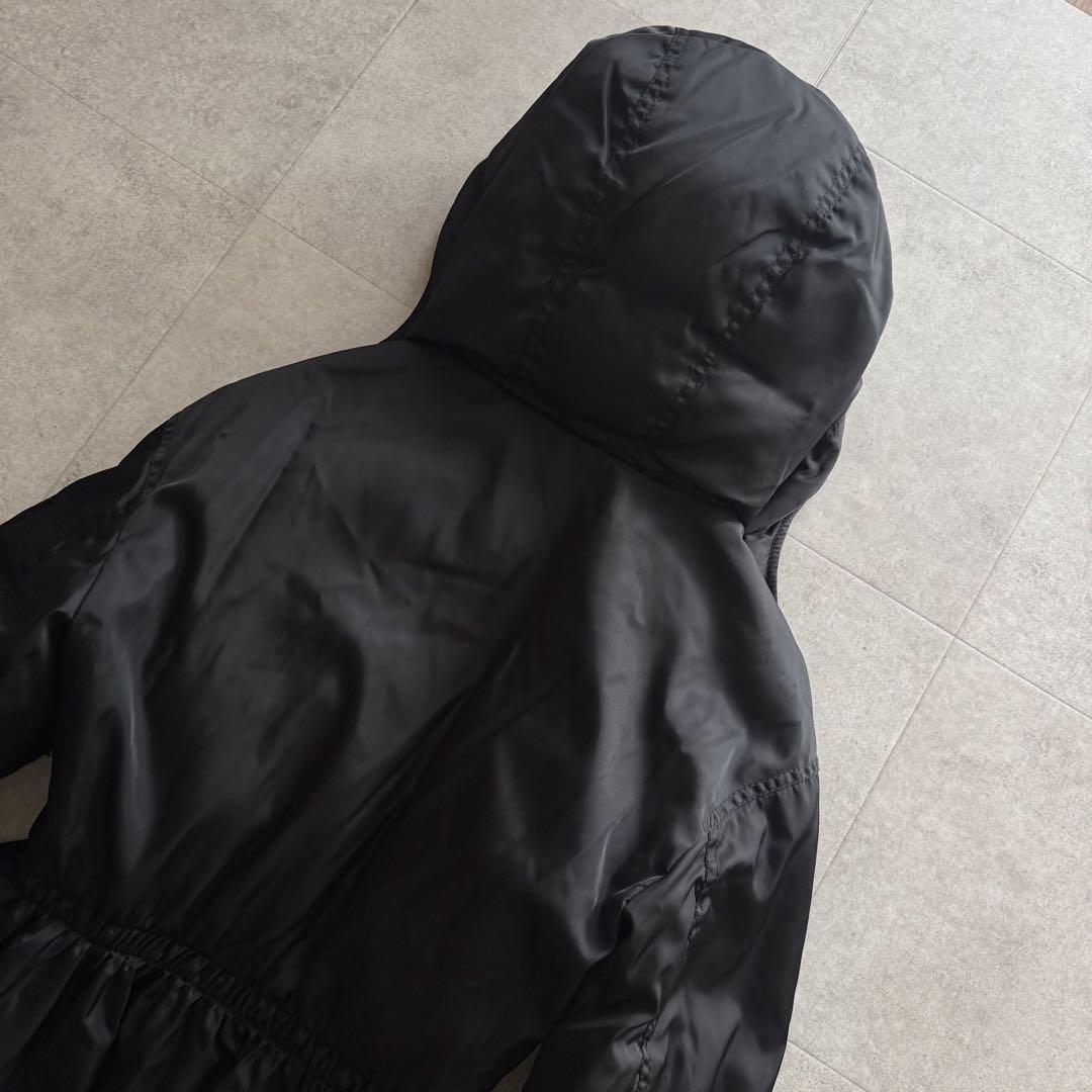 ミュウミュウ MA-1 ボンバー フレア ダウンジャケット 38 Y2K 黒