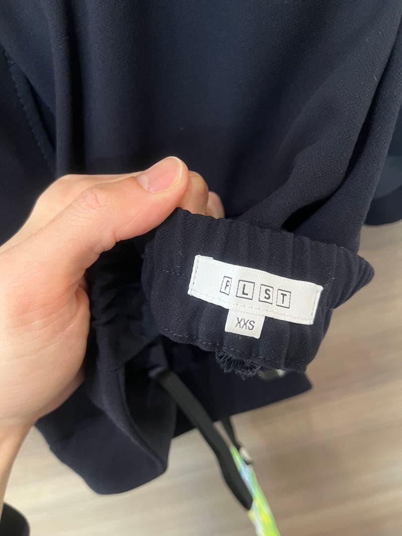 PLSTプラステVERY 高橋志津奈セットアップスーツネイビー クリーニング