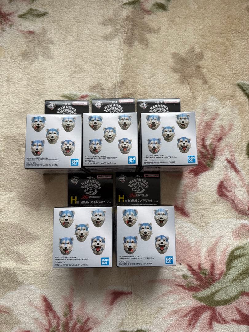 MWAM　一番くじ　H賞フェイスマグネット　全5種コンプリートセット マンウィズ MWAM 一番くじ H賞 MWAM フェイスマグネット 全5種 - メルカリ