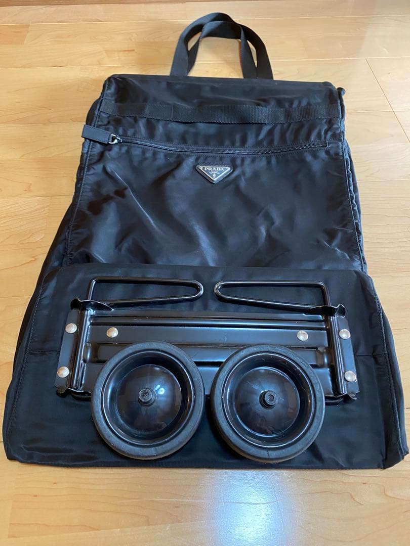 【希少⭐️入手困難】PRADA ショッピングカート　旅行バック　便利なキャリー付き Amazon.co.jp: ショッピングキャリー - ショッピングバッグ・キャリー