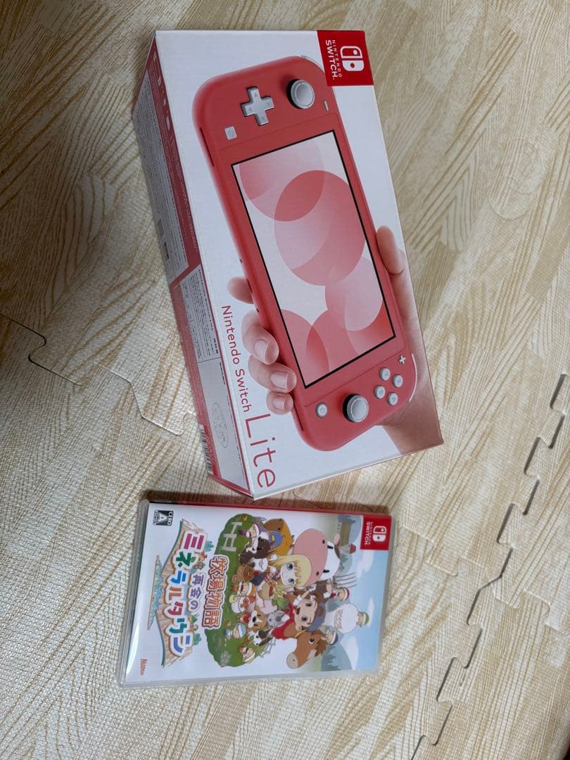 Nintendo Switch Lite ピンク 本体＋ソフト（美品） - メルカリ