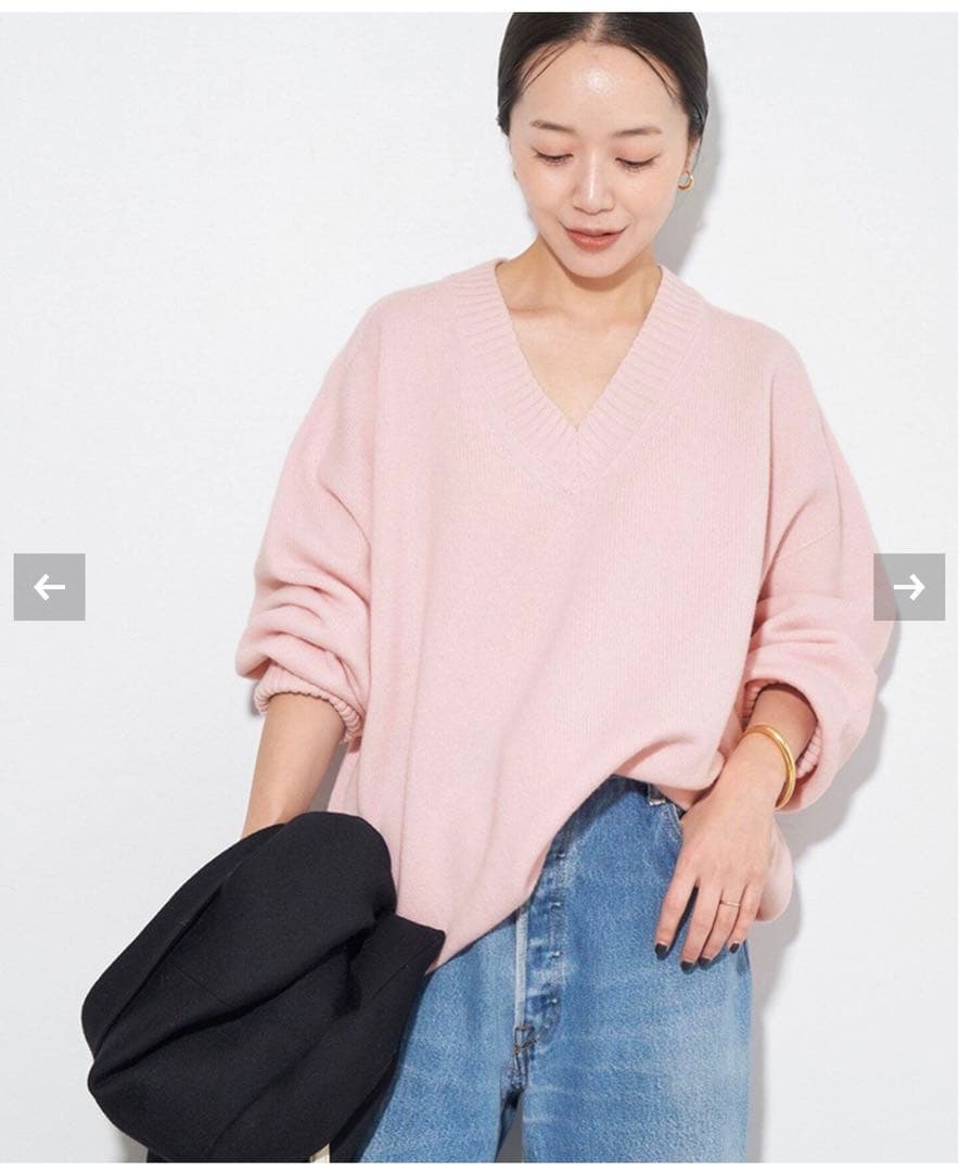 Plage ファインウール Vネックプルオーバー - メルカリ