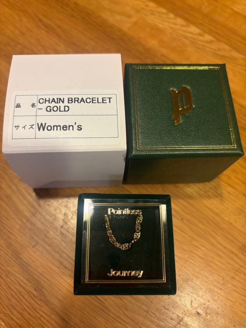 POINTLESS JOURNEY CHAIN BRACELET-GOLD