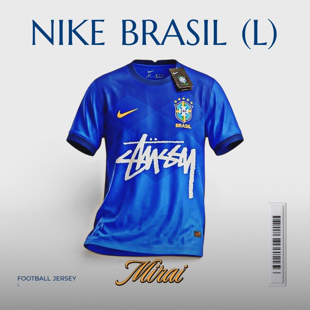 NIKE BRASIL サッカーシャツ Lサイズ STUSSY ステューシー - メルカリ