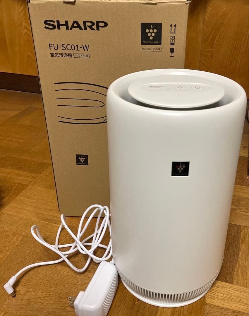 【美品】シャープ 空気清浄機 FU-SC01-W プラズマクラスター7000 Amazon.co.jp: シャープ 空気清浄機 FU-SC01-W プラズマクラスター