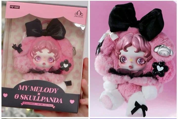 SKULLPANDA × MY MELODY SKULLPANDA × MY MELODY Plush - POP MART (United States)