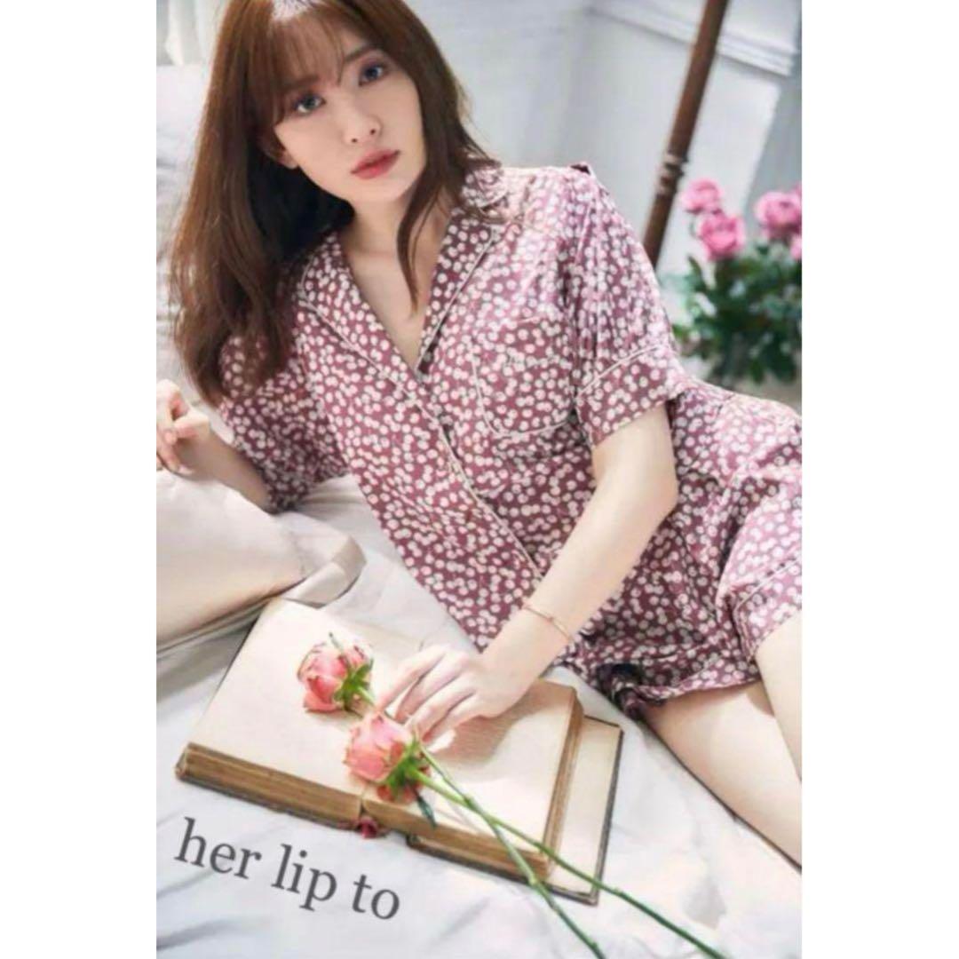 新品❤︎Herlipto Cherry Pattern PJ Set チェリー Cherry Pattern PJ Set | ♡herliptoこれくしょん♡