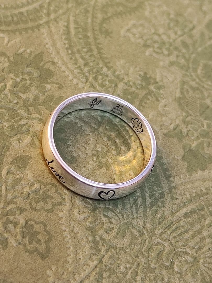 専用 新品 グッチ GUCCI BLIND FOR LOVE 指輪 22号 - メルカリ