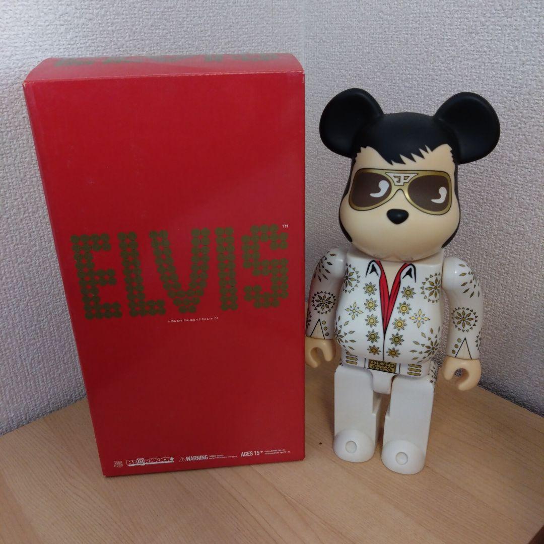 BE＠RBRIC-ベアブリック- 400% エルヴィス・プレスリー medicom elvis presley 100% 400% bearbrick figure set white