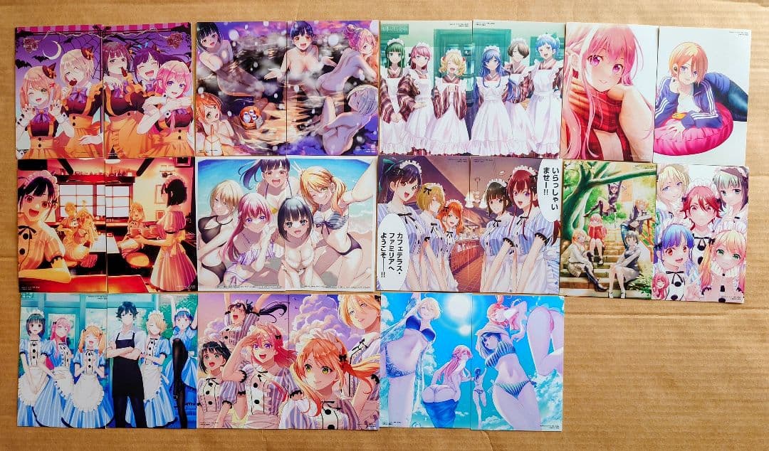 女神のカフェテラス】特典イラストカード22種セット☆ポストカード