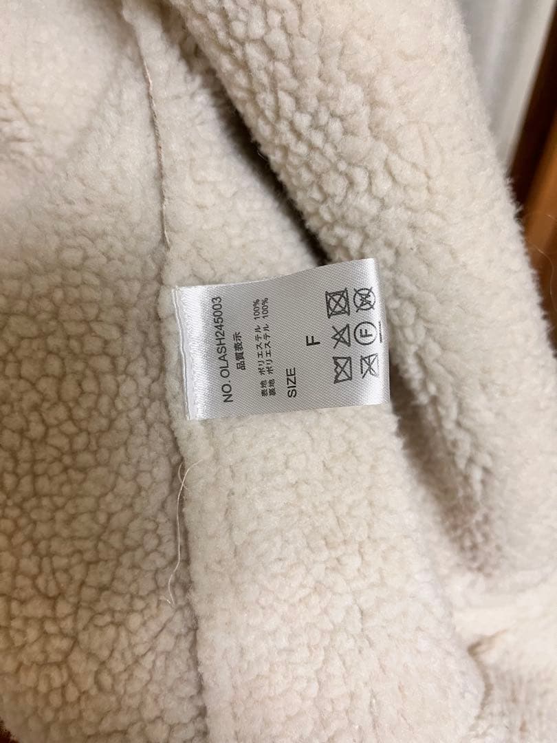 ollun きりまる OLUN ボアスエードコンビネーションコート オルン