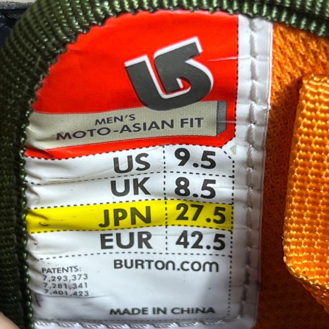 BURTON MOTO-ASIAN FIT スノーボードブーツ 27.5cm