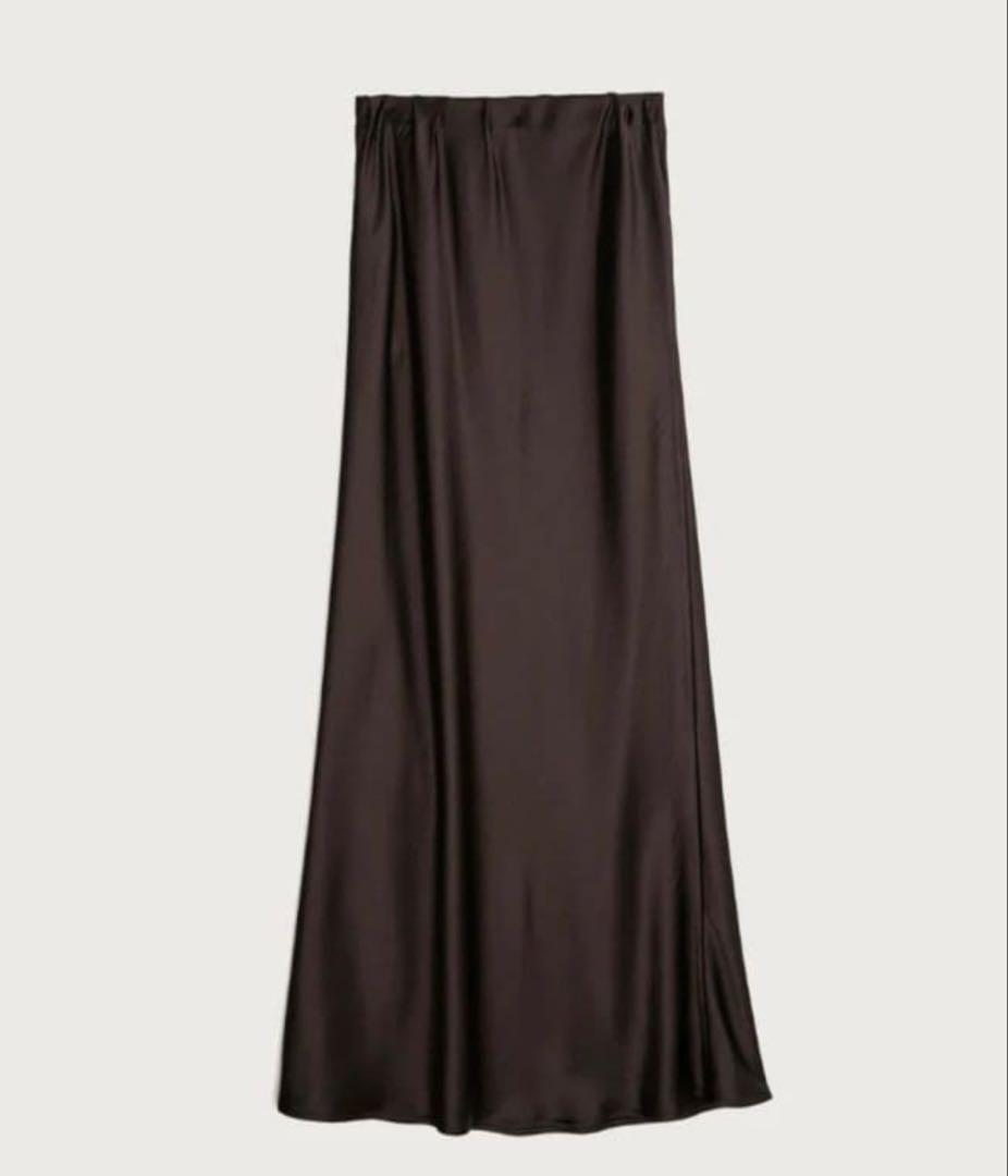enof ace long skirt brown 01 - メルカリ