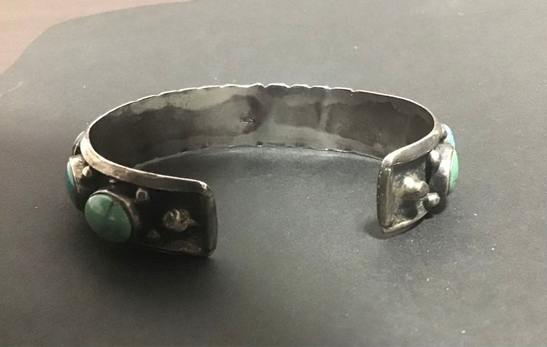 豪華ターコイズ11連&シルバー925バングル ネイティブ - メルカリ