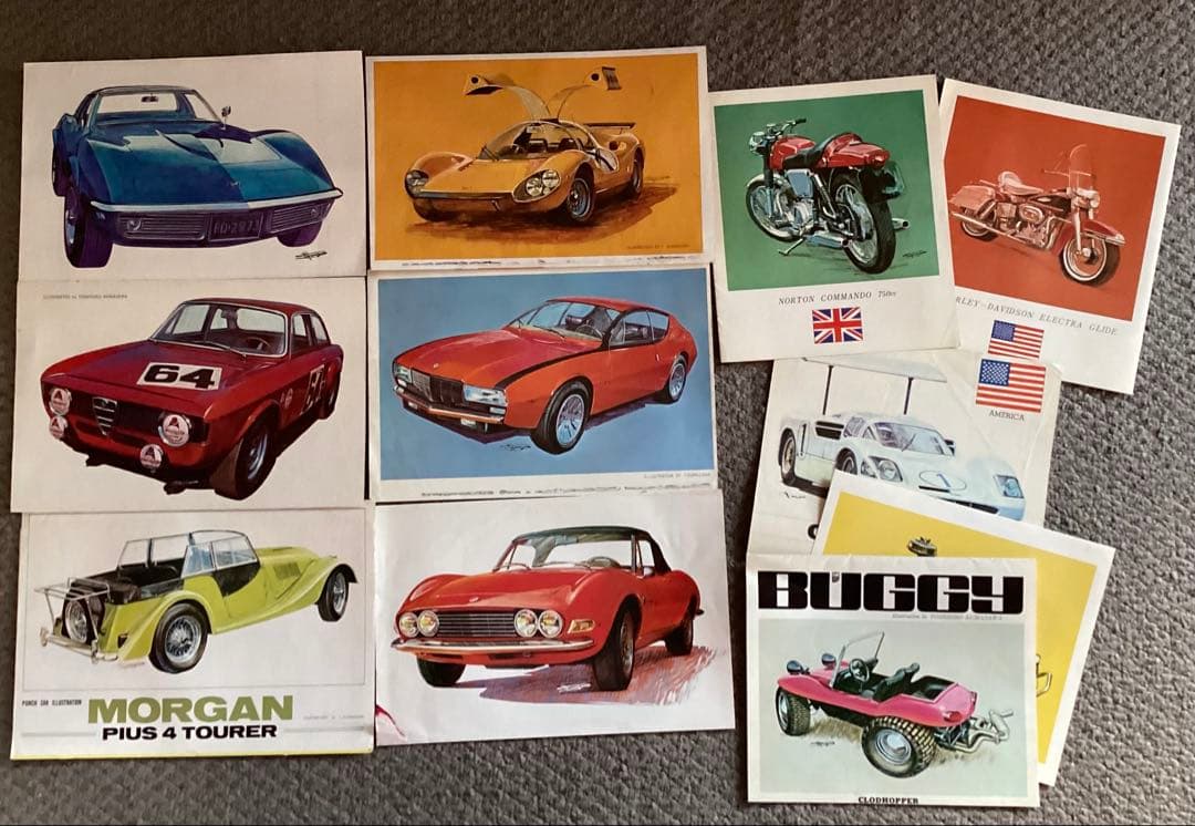 週刊平凡パンチ(綴じ込みページの切取り)1967年ごろ