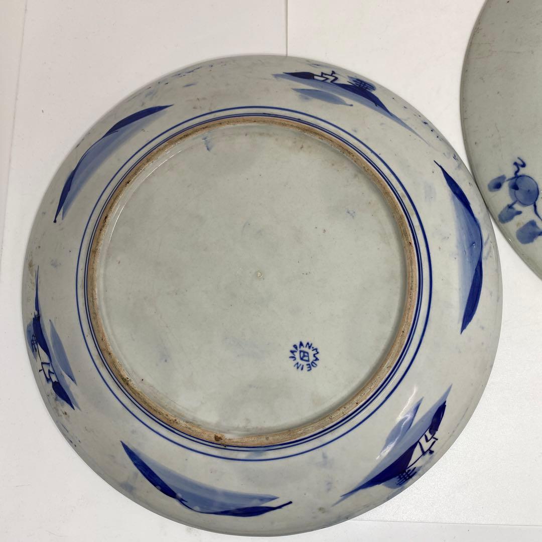 古伊万里 染錦 染付大皿4枚 美人画木箱付 タニコ 東さ7-0626⑥ - メルカリ