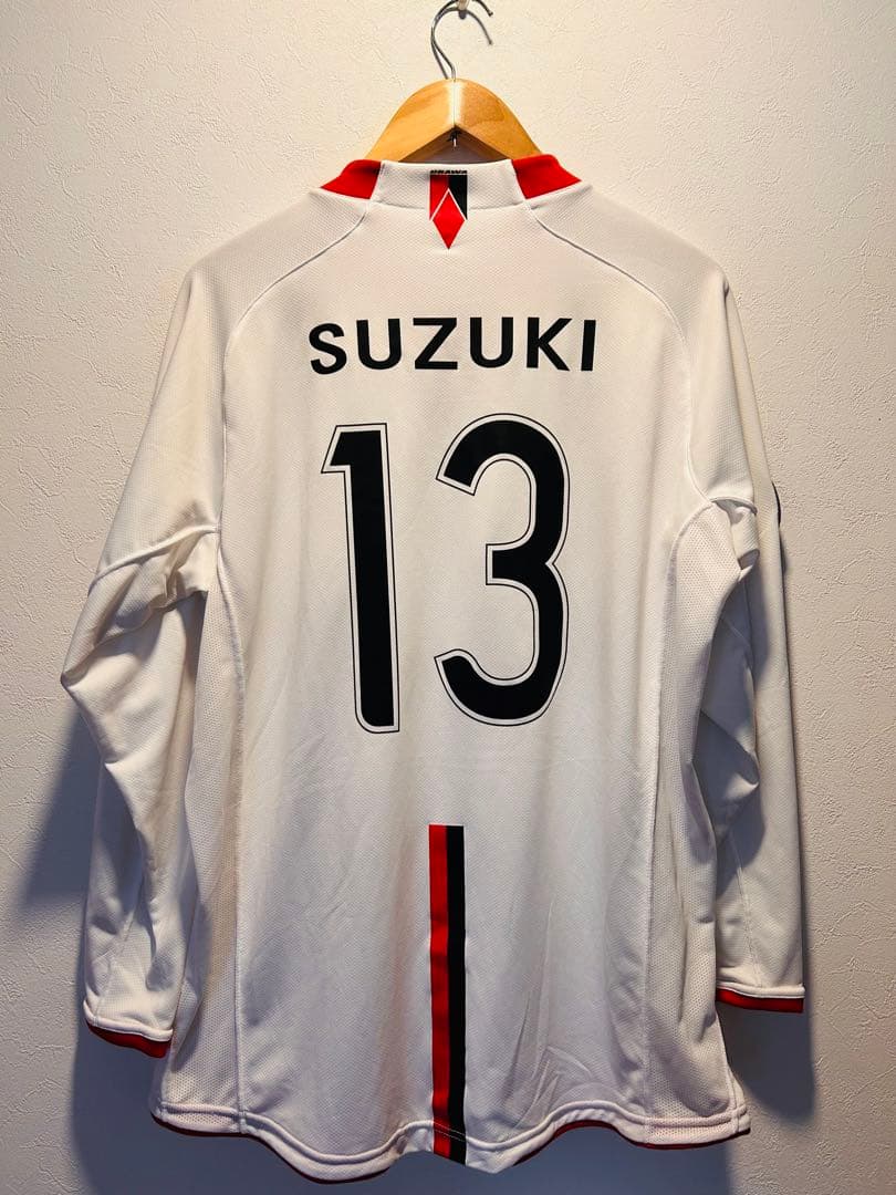 超レア】浦和レッズ2008 ACLアウェイユニフォーム 13鈴木啓太