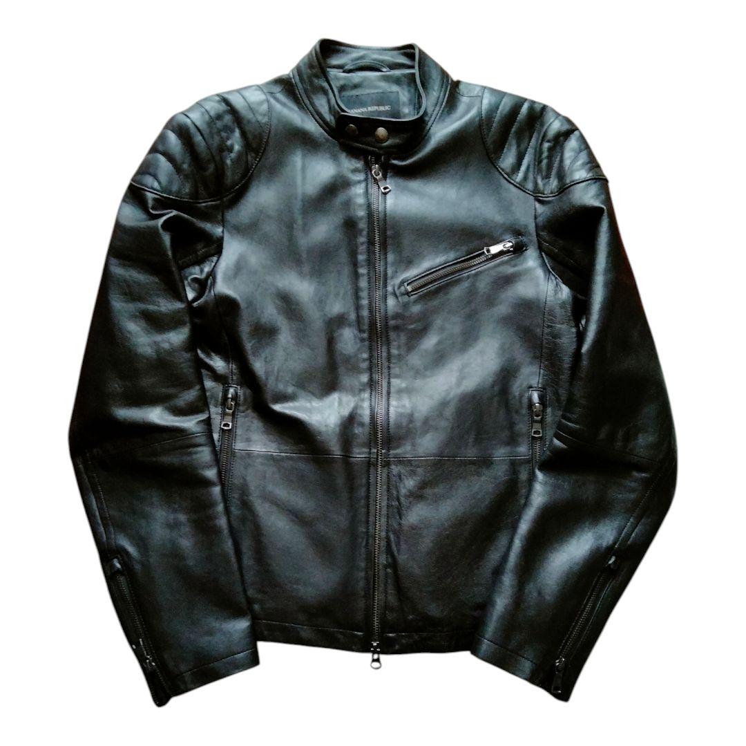 ライダースジャケットS　バナナリパブリック　本革　BANANAREPUBLIC gb1806-03_1.jpg