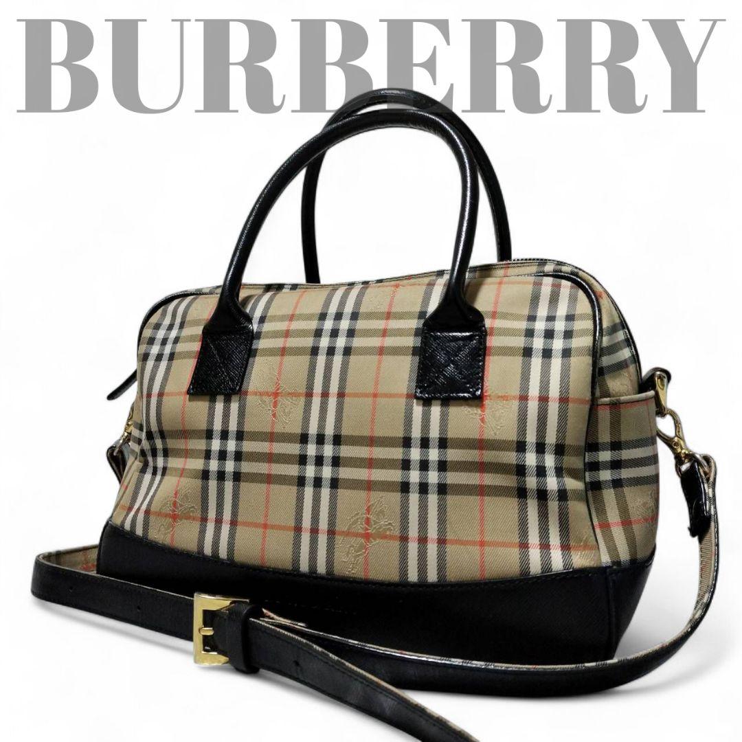 極美品 BURBERRY ショルダーバック 2way ノバチェック ボストン 楽天市場】BURBERRY バーバリー ノヴァチェック 2WAYショルダーミニ